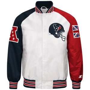 LIMITED EDITION HOUSTON TEXANS SATIN JACKET